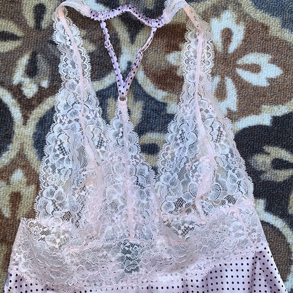 Victoria’s Secret Lace Polka Dot Babydoll - Picture 10 of 16